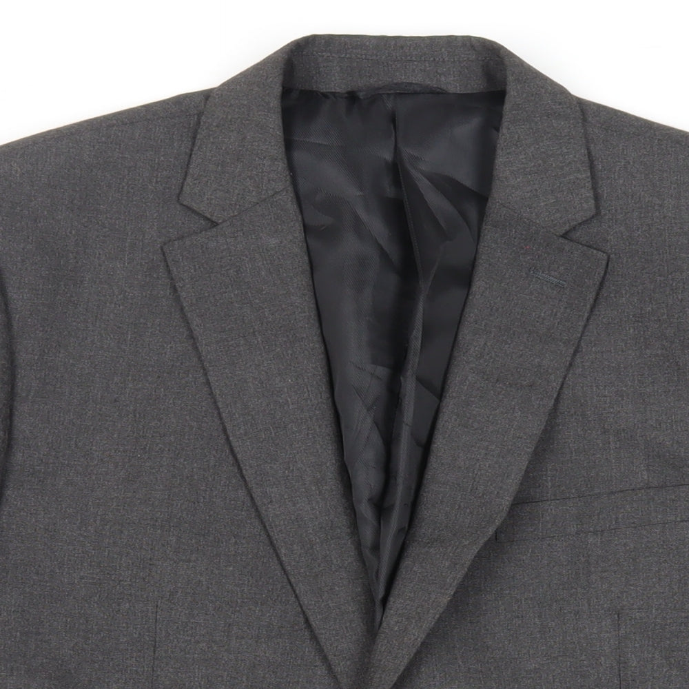 Mens UK Size 40 Burton Regular Grey Suit Jacket