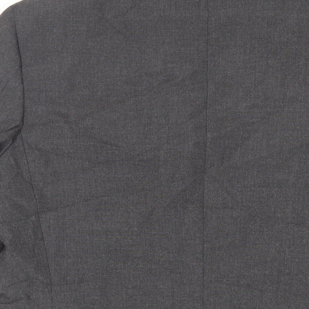 Mens UK Size 40 Burton Regular Grey Suit Jacket
