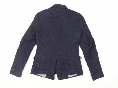 Womens UK Size S Zara Blue Jacket