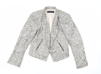 Womens UK Size S Zara Grey Jacket