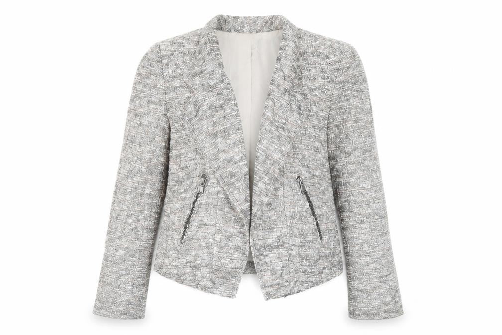 Womens UK Size S Zara Grey Jacket