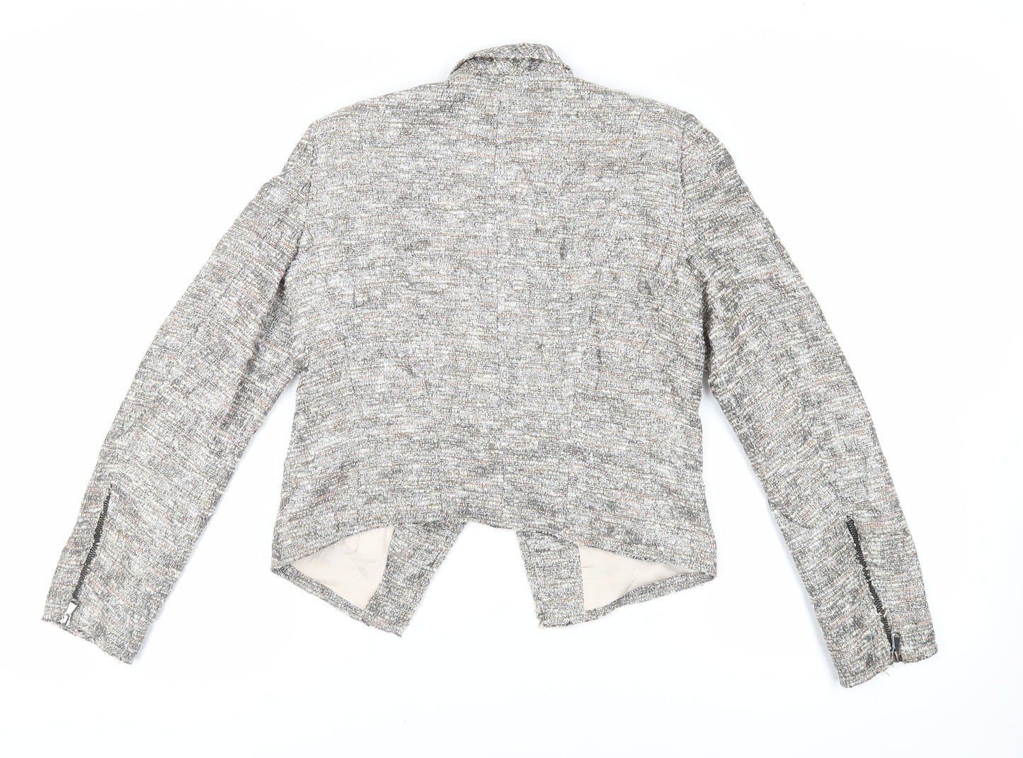 Womens UK Size S Zara Grey Jacket