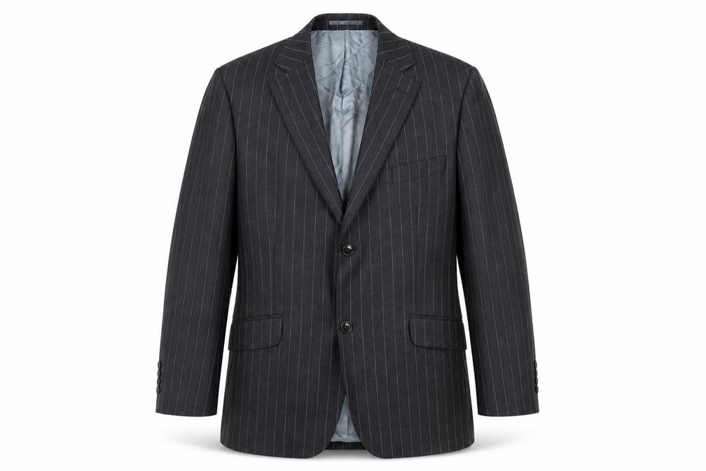 Mens UK Size 40 Alfred Brown Regular Black Suit Jacket