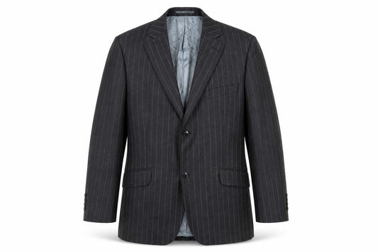 Mens UK Size 40 Alfred Brown Regular Black Suit Jacket