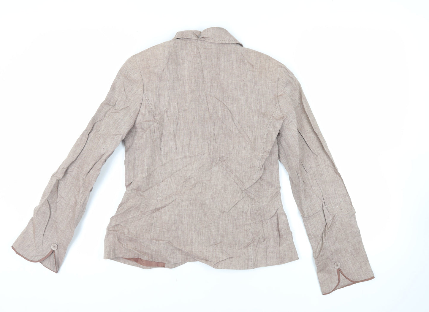 EAST Womens Pink Jacket Blazer Size 10 Button