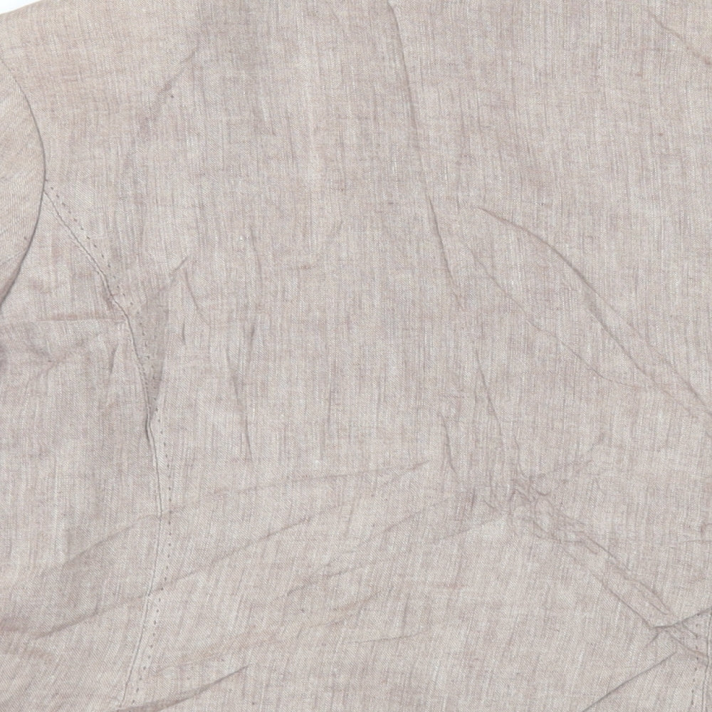 EAST Womens Pink Jacket Blazer Size 10 Button