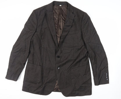 Mens UK Size 44 Marks and Spencer Regular Brown Suit Jacket
