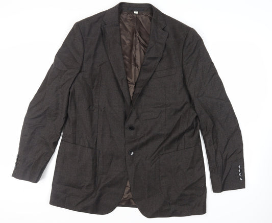 Mens UK Size 44 Marks and Spencer Regular Brown Suit Jacket