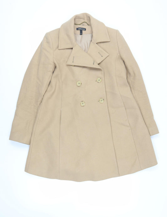 Womens UK Size S Isabella Oliver Beige Pea Coat