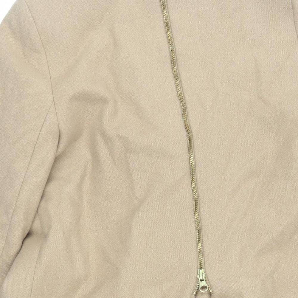 Womens UK Size S Isabella Oliver Beige Pea Coat