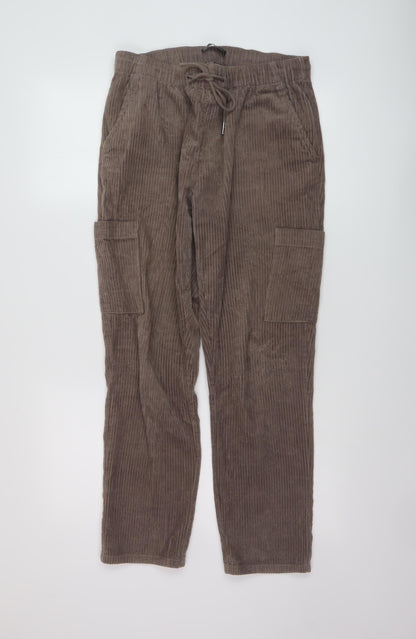 Womens UK Size S ASOS Regular Fit  Brown Trousers
