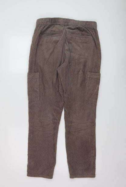 Womens UK Size S ASOS Regular Fit  Brown Trousers