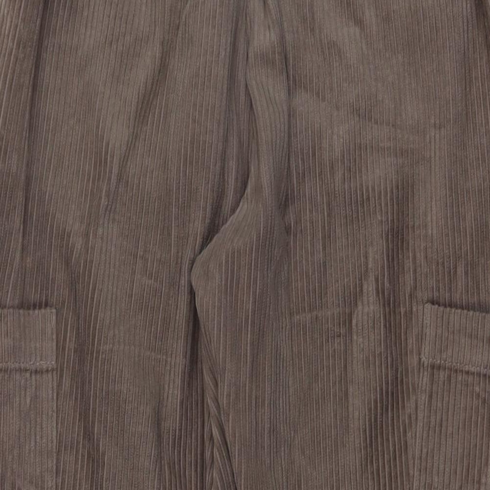 Womens UK Size S ASOS Regular Fit  Brown Trousers