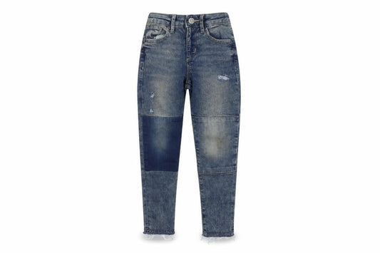 Gap Boys Blue Cotton Skinny Jeans Size 6 Years Regular Snap