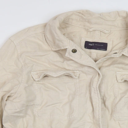 Womens UK Size 10 Marks and Spencer Beige Jacket