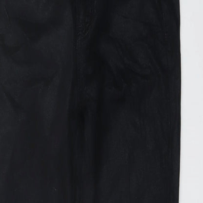 Gap Womens Black Cotton Skinny Jeans Size 28 in L28 in Regular Button