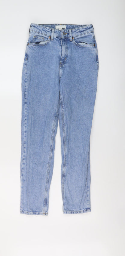Womens UK Size 6 H&M Regular Fit Skinny Blue Jeans