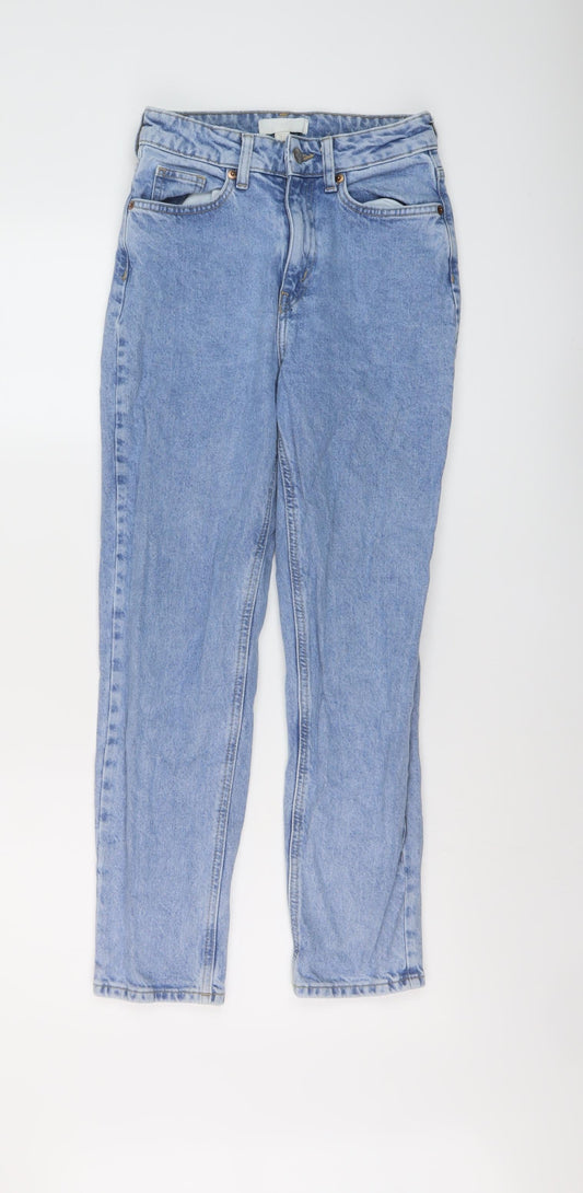 Womens UK Size 6 H&M Regular Fit Skinny Blue Jeans