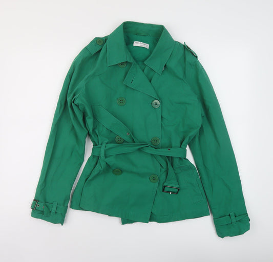 Autograph Womens Green Jacket Size 10 Button