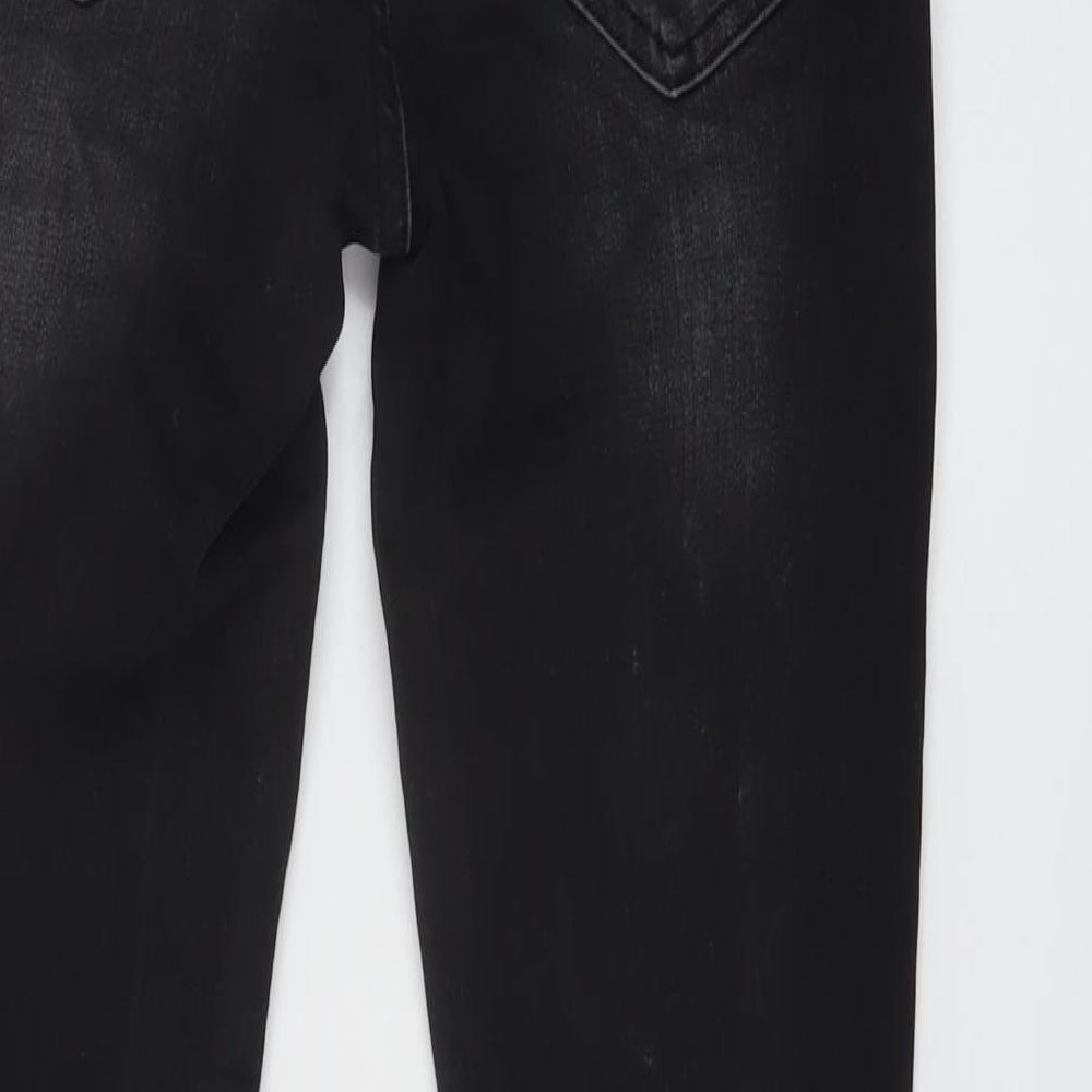 Only Womens Grey Cotton Skinny Jeans Size 24 in L30 in Regular Button