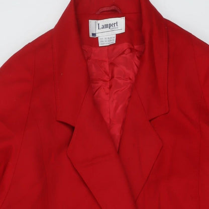 Womens UK Size 16 Lampert Red Jacket