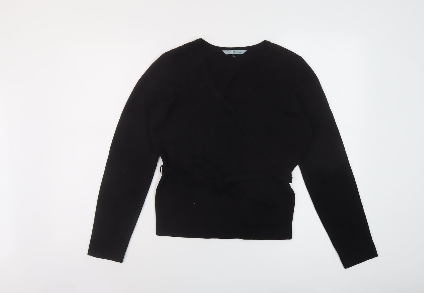 Womens UK Size 14 Red Herring Black Pullover Jumper