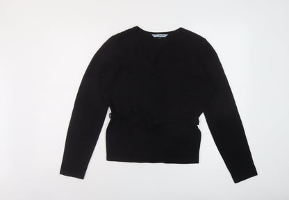Womens UK Size 14 Red Herring Black Pullover Jumper