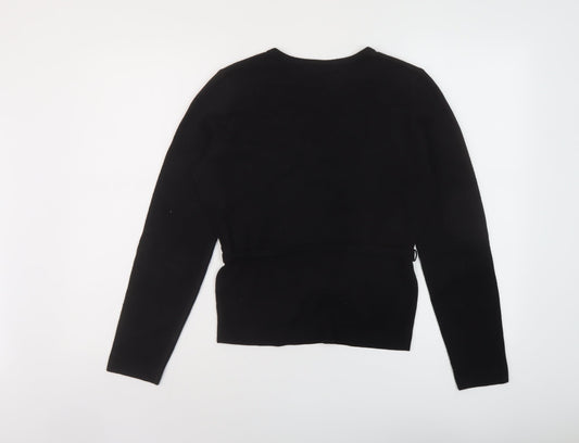 Womens UK Size 14 Red Herring Black Pullover Jumper