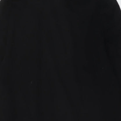 Womens UK Size S Zara Black Tunic Blouse