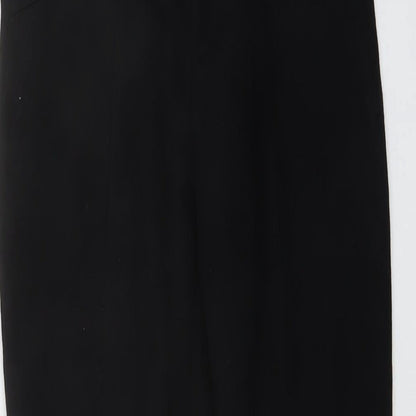 Womens UK Size M Zara Regular Fit  Black Trousers