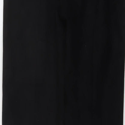Womens UK Size M Zara Regular Fit  Black Trousers