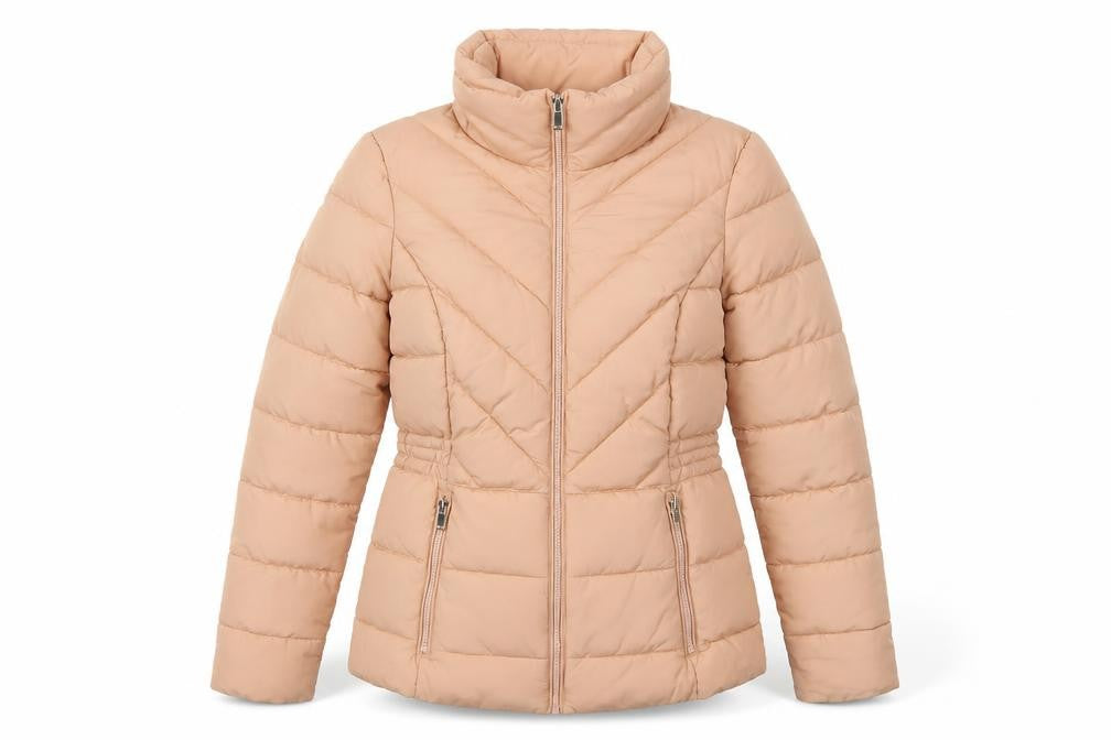 Womens UK Size 6 Dorothy Perkins Pink Puffer Jacket
