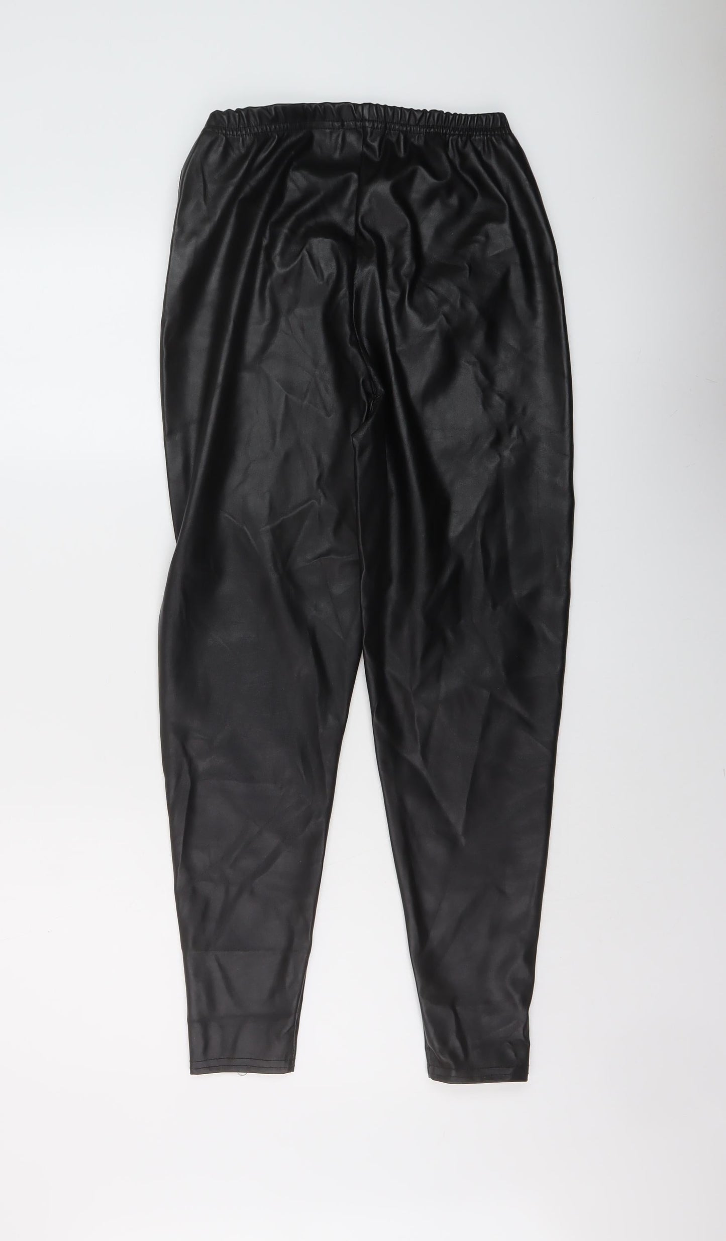 Womens UK Size 12 PRETTYLITTLETHING Regular Fit Jegging Black Trousers