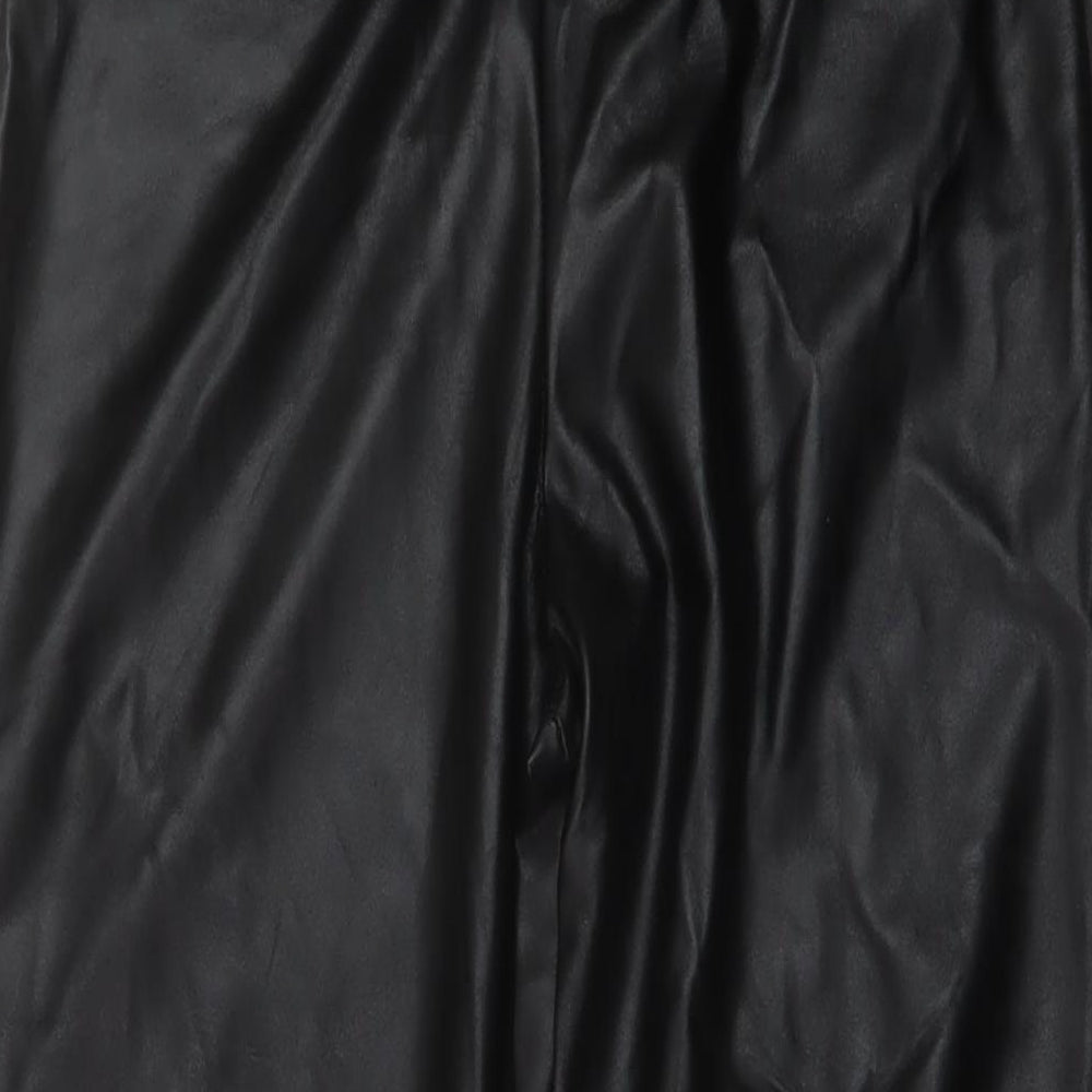 Womens UK Size 12 PRETTYLITTLETHING Regular Fit Jegging Black Trousers