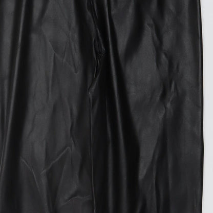 Womens UK Size 12 PRETTYLITTLETHING Regular Fit Jegging Black Trousers