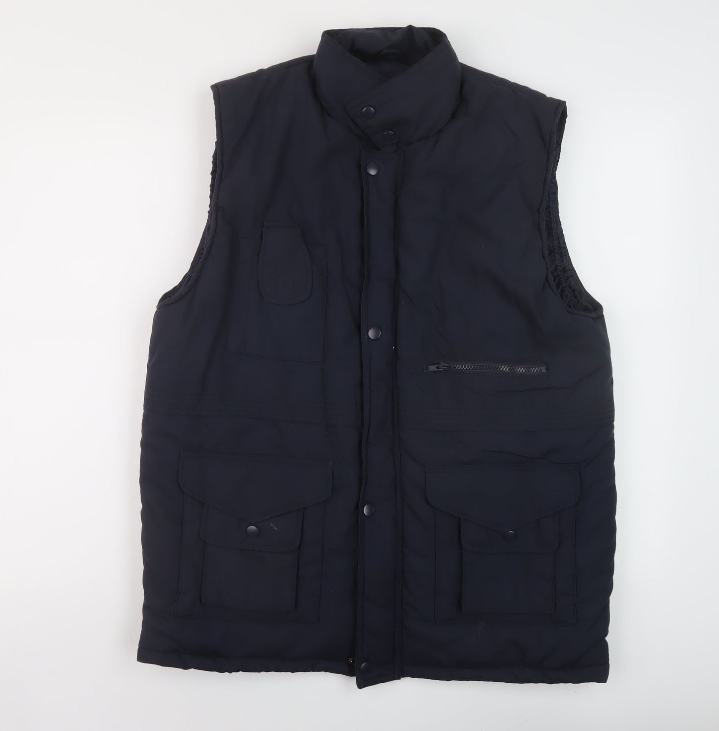 Mens UK Size L Fortress Blue Gilet