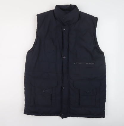 Mens UK Size L Fortress Blue Gilet