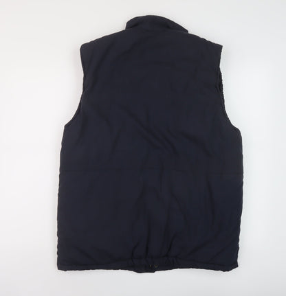 Mens UK Size L Fortress Blue Gilet