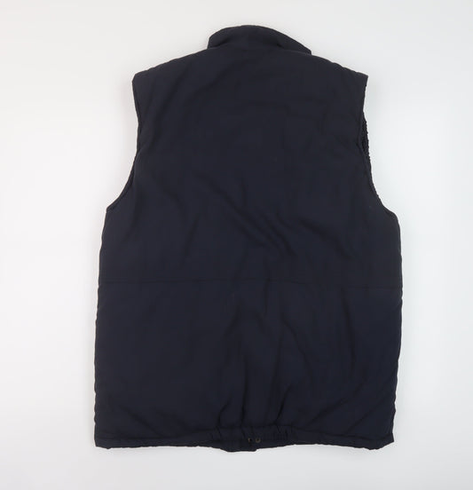 Mens UK Size L Fortress Blue Gilet