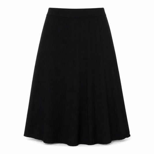& Other Stories Womens Black Viscose A-Line Skirt Size S