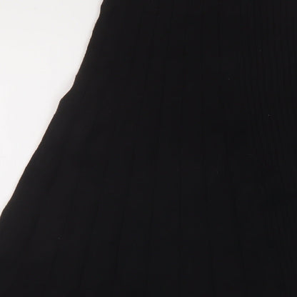 & Other Stories Womens Black Viscose A-Line Skirt Size S