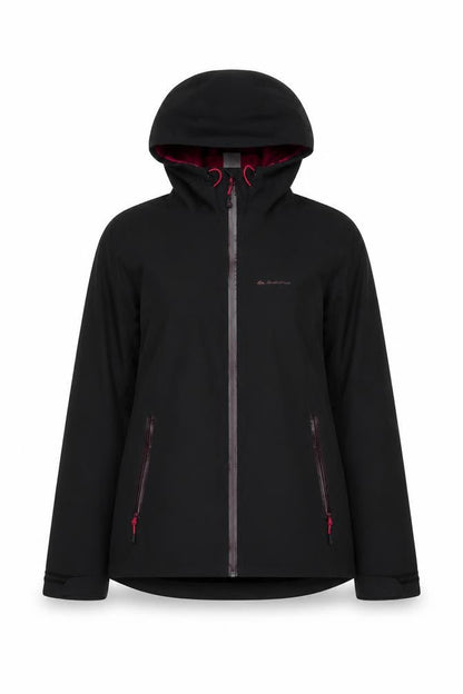 Womens UK Size XS DECATHLON Black Rain Coat