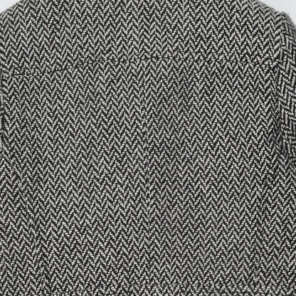 Womens UK Size 10 BHS Black Pea Coat