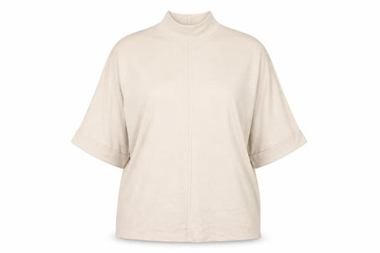 Womens UK Size 10 Apricot Beige Pullover Jumper