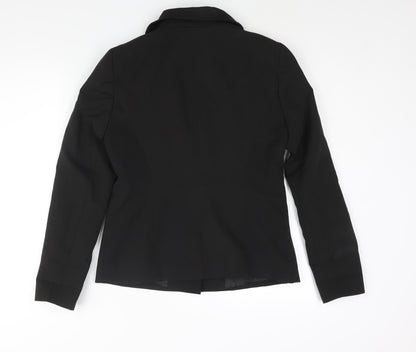 Miss Selfridge Womens Black Polyester Jacket Suit Jacket Size 10