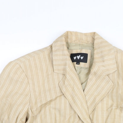 Womens UK Size 12 Per Una Beige Jacket