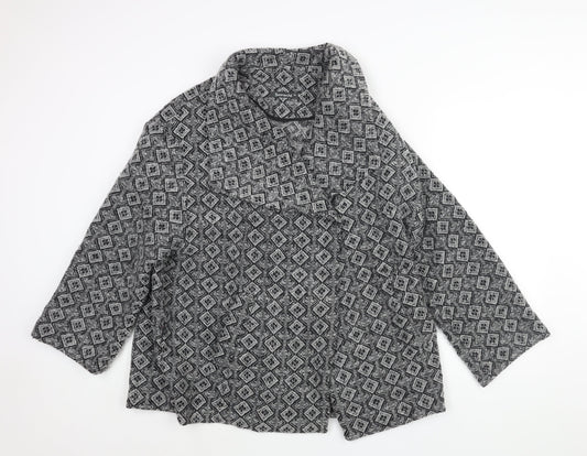 Womens UK Size 22 Bonmarché Grey Overcoat
