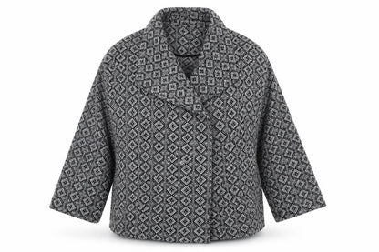 Womens UK Size 22 Bonmarché Grey Overcoat