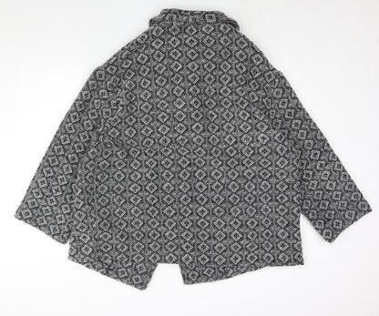 Womens UK Size 22 Bonmarché Grey Overcoat