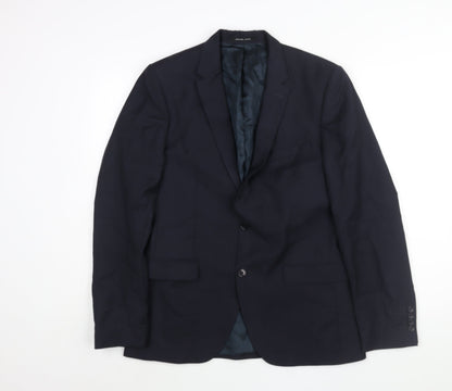 Mens UK Size 40 Selected Homme Regular Blue Suit Jacket